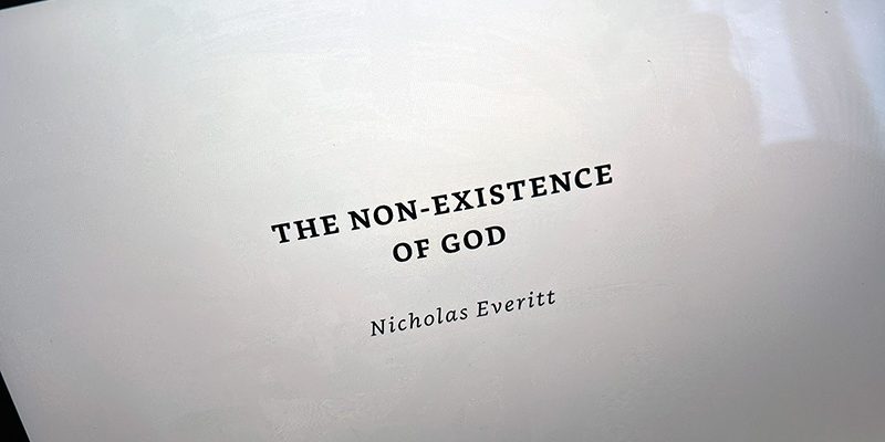 The Nonexistence of Good - Book on Kindle